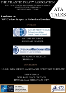 Webinar on "NATO's door is open to Finland and Sweden"